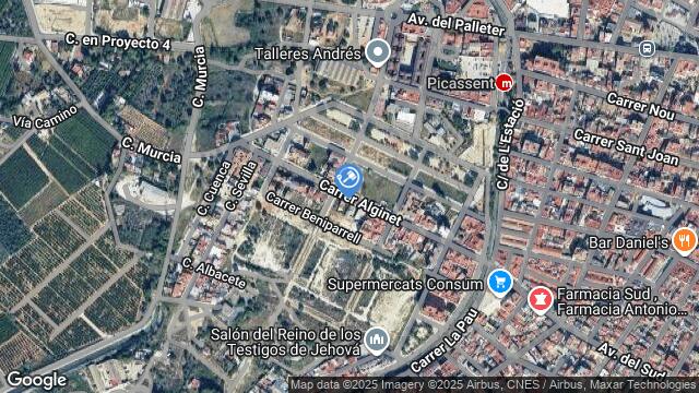 Ubicación de la subastas Subasta de vivienda en PICASENT