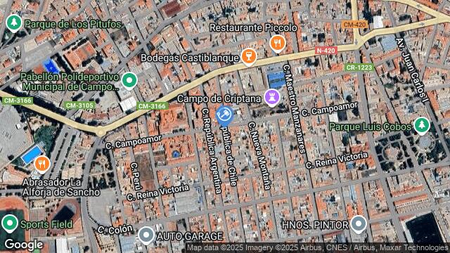 Ubicación de la subastas Subasta de vivienda en Campo de Criptana
