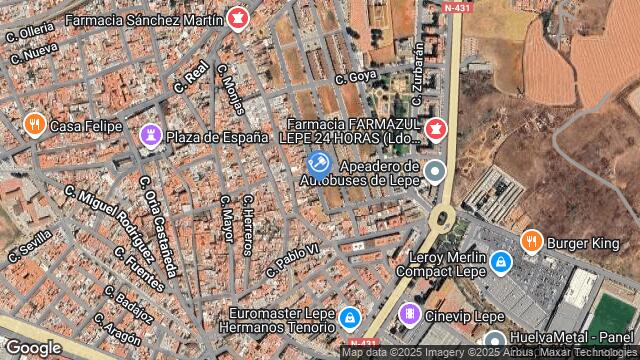 Ubicación de la subastas Subasta de vivienda en LEPE