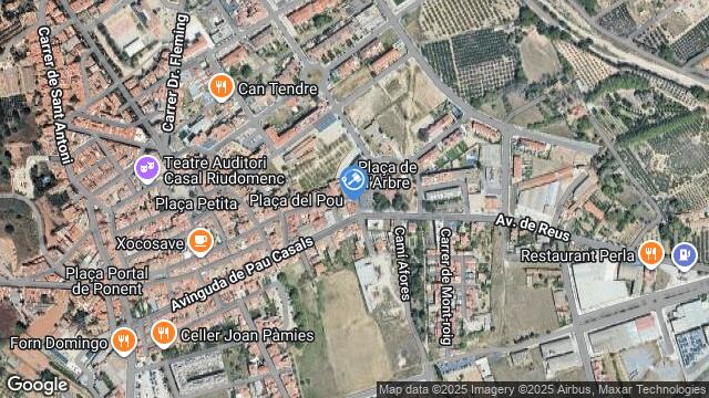 Ubicación de la subastas Subasta de finca rústica en RIUDOMS