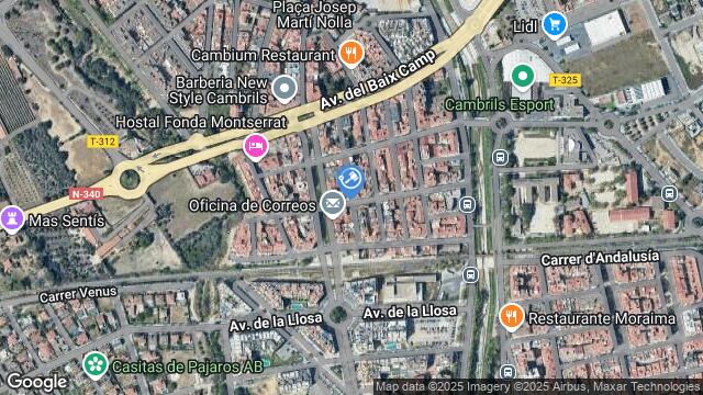 Ubicación de la subastas Subasta de vivienda en Cambrils