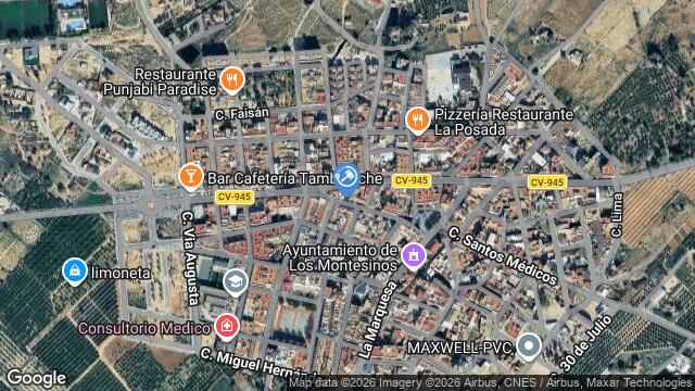 Ubicación de la subastas Subasta de vivienda en Los Montesinos