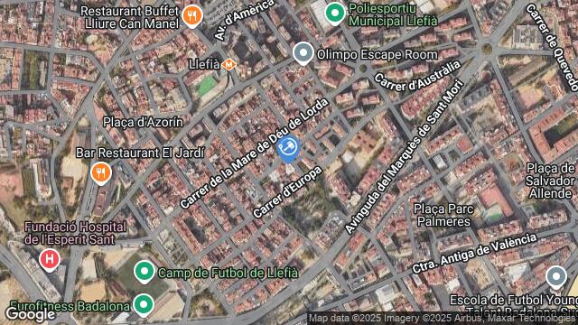 Ubicación de la subastas Subasta de vivienda en Badalona