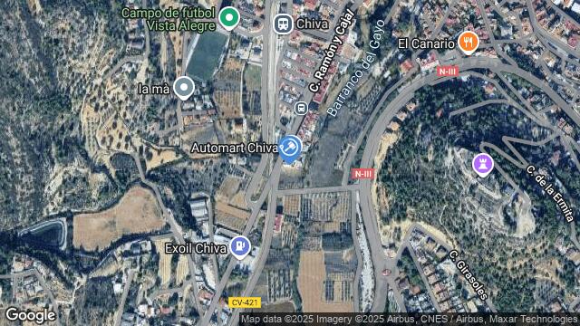 Ubicación de la subastas Subasta de vivienda en CHIVA