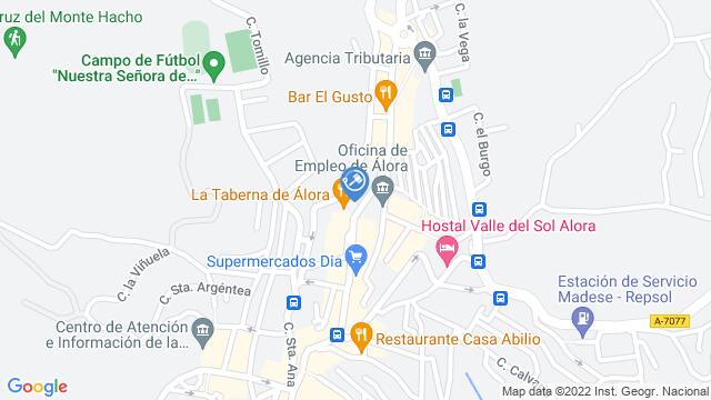 Ubicación de la subastas Subasta de local comercial en ÁLORA