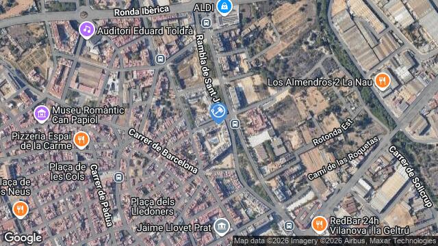 Ubicación de la subastas Subasta de vivienda en Vilanova i la Geltrú
