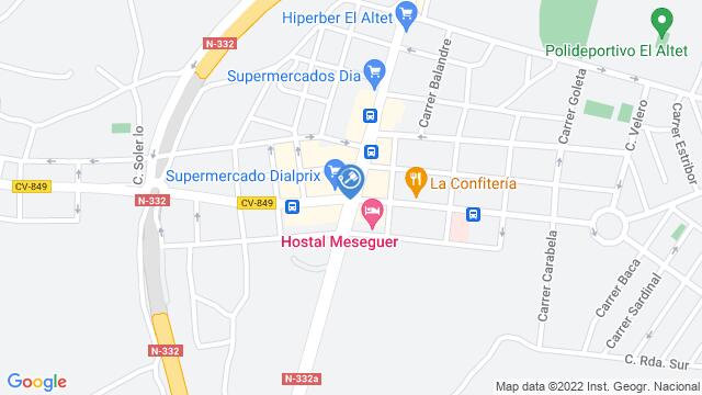 Ubicación de la subastas Subasta de vivienda en El Altet (Elche)