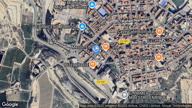 Ubicación de la subastas Subasta de vivienda en San Miguel de Salinas