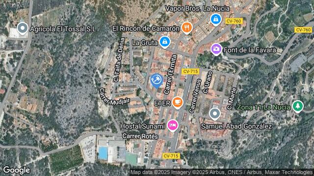 Ubicación de la subastas Subasta de vivienda en LA NUCIA