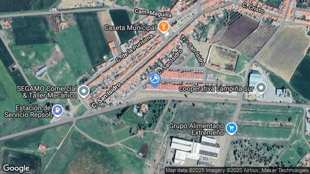 Ubicación de la subastas Subasta de nave industrial en Granja de Torrehermosa