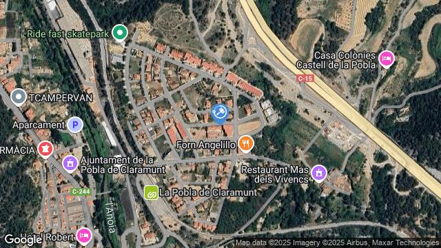 Ubicación de la subastas Subasta de vivienda en La Pobla de Claramunt