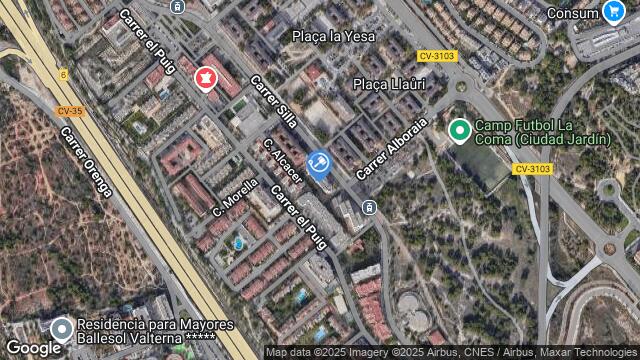 Ubicación de la subastas Subasta de vivienda en PATERNA