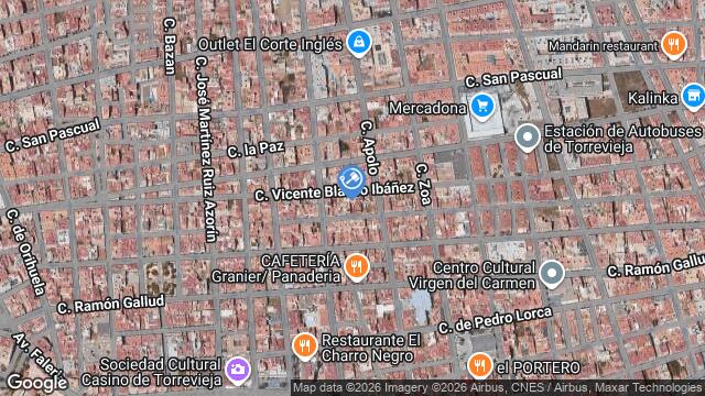 Ubicación de la subastas Subasta de local comercial en TORREVIEJA