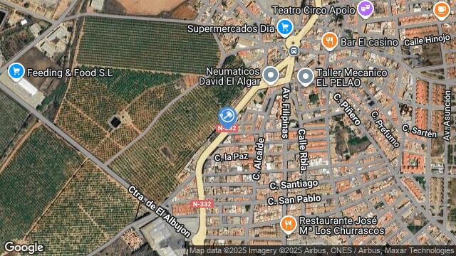 Ubicación de la subastas Subasta de chacon o capellania  ( el algar - murcia) en MURCIA