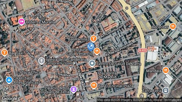 Ubicación de la subastas Subasta de cl hernando de zafra ( zafra) en ZAFRA