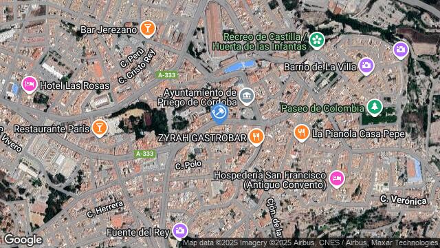 Ubicación de la subastas Subasta de vivienda en PRIEGO DE CORDOBA