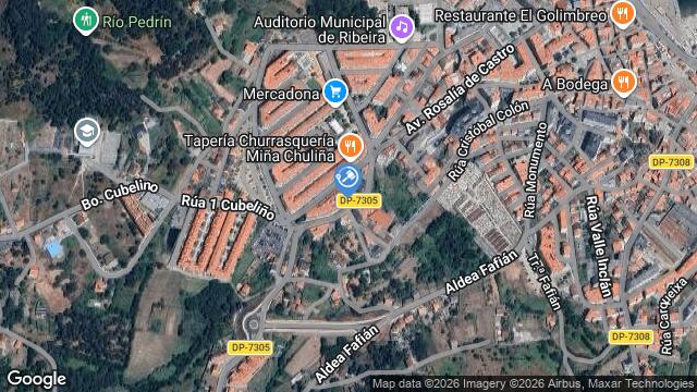 Ubicación de la subastas Subasta de garaje en Ribeira