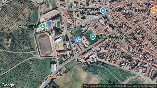 Ubicación de la subastas Subasta de vivienda en Llerena