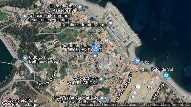 Ubicación de la subastas Subasta de solar en Ceuta