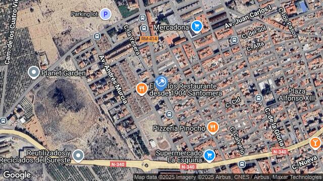 Ubicación de la subastas Subasta de local comercial en SANTOMERA