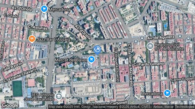 Ubicación de la subastas Subasta de garaje en ALICANTE