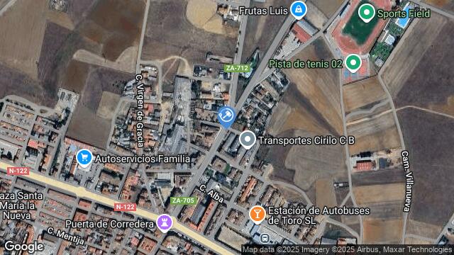 Ubicación de la subastas Subasta de vivienda en TORO