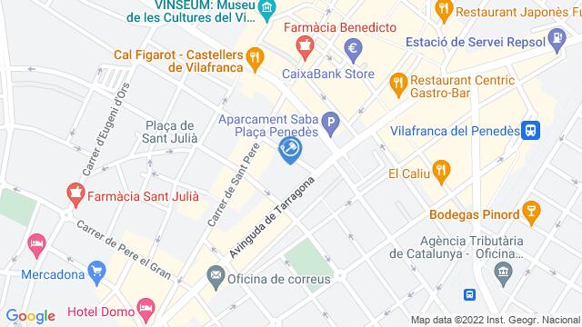 Ubicación de la subastas Subasta de vivienda en VILAFRANCA DEL PENEDES