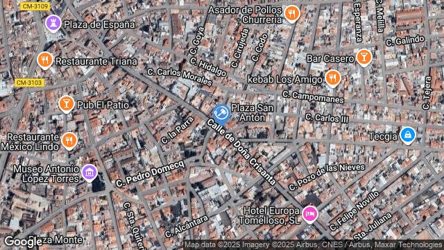 Ubicación de la subastas Subasta de cl doña crisanta ( tomelloso) en TOMELLOSO