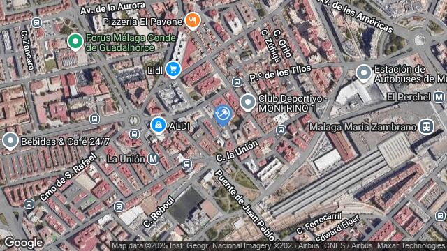 Ubicación de la subastas Subasta de vivienda en Málaga