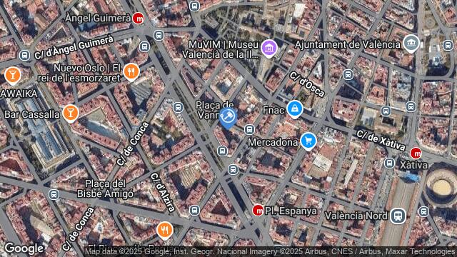 Ubicación de la subastas Subasta de local comercial en VALENCIA