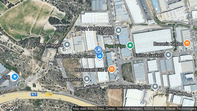 Ubicación de la subastas Subasta de nave industrial en Tarragona