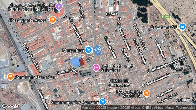 Ubicación de la subastas Subasta de local comercial en VILLENA