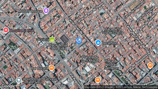 Ubicación de la subastas Subasta de cl travessera de gracia en Barcelona