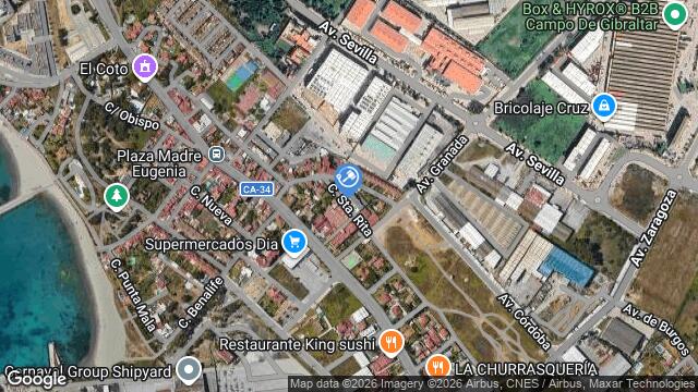 Ubicación de la subastas Subasta de cl santa rita ( san roque) en SAN ROQUE