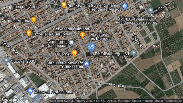 Ubicación de la subastas Subasta de vivienda en GUADASSUAR