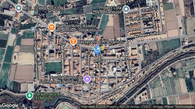 Ubicación de la subastas Subasta de local comercial en FORMENTERA DEL SEGURA
