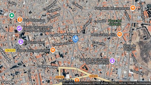 Ubicación de la subastas Subasta de vivienda en CAMPO DE CRIPTANA