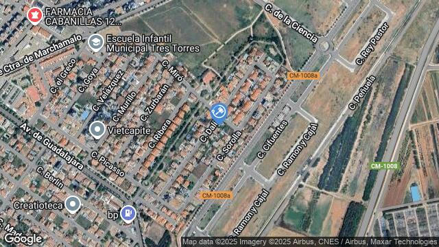 Ubicación de la subastas Subasta de vivienda en CABANILLAS DEL CAMPO