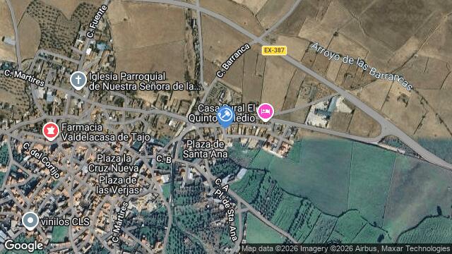 Ubicación de la subastas Subasta de cl santa ana en Cáceres