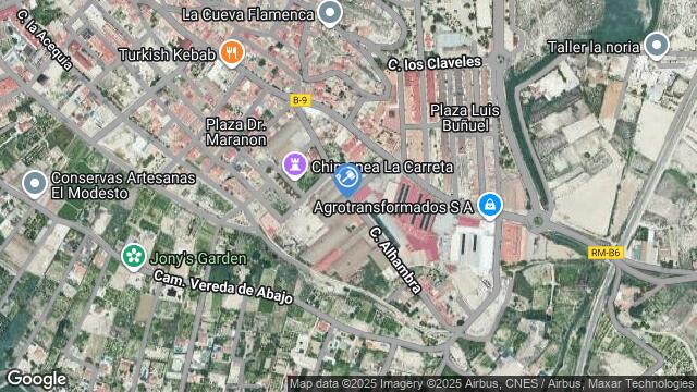Ubicación de la subastas Subasta de nave industrial en Lorquí