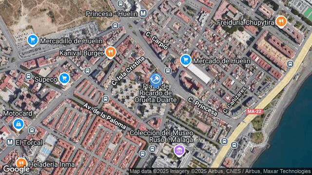 Ubicación de la subastas Subasta de vivienda en Málaga