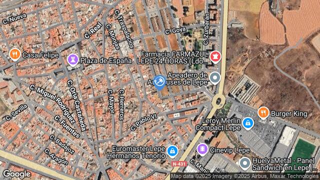 Ubicación de la subastas Subasta de vivienda en LEPE