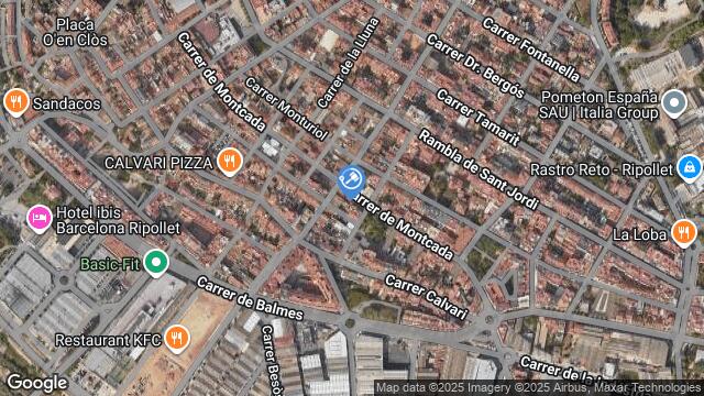 Ubicación de la subastas Subasta de nave industrial en Ripollet