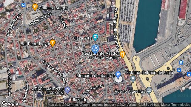 Ubicación de la subastas Subasta de vivienda en Algeciras
