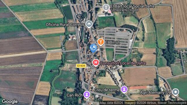 Ubicación de la subastas Subasta de (357)canets  ( jafre - girona) en GIRONA