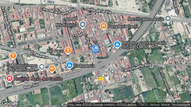 Ubicación de la subastas Subasta de cl pio xii en Murcia