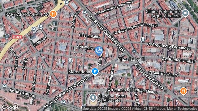 Ubicación de la subastas Subasta de garaje en ALBACETE