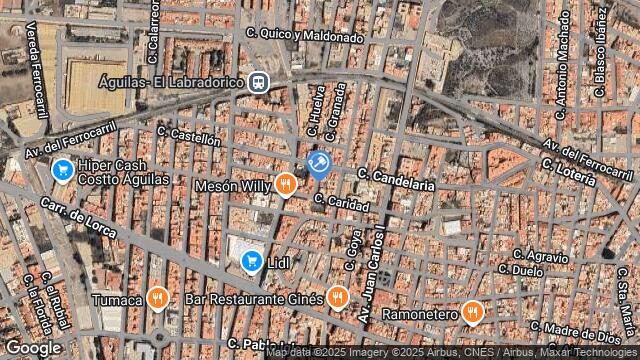 Ubicación de la subastas Subasta de garaje en Águilas