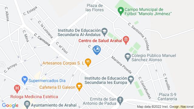 Ubicación de la subastas Subasta de vivienda en ARAHAL