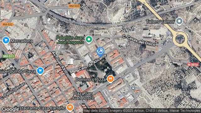 Ubicación de la subastas Subasta de vivienda en Cieza